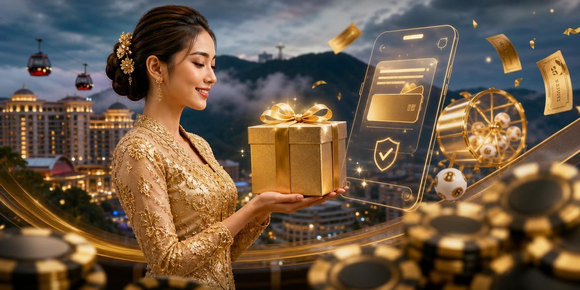 Suasana perjudian di Genting Highlands dengan pakaian kebaya tradisional