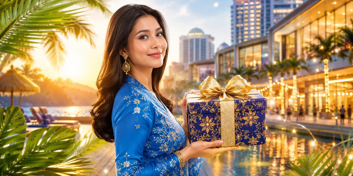 Bonus VIP eksklusif bergaya baju kurung di Johor Bahru Malaysia