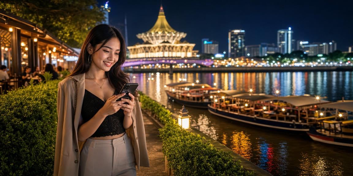 Penggunaan kasino mudah alih bergaya Melayu di Kuching Sarawak Malaysia